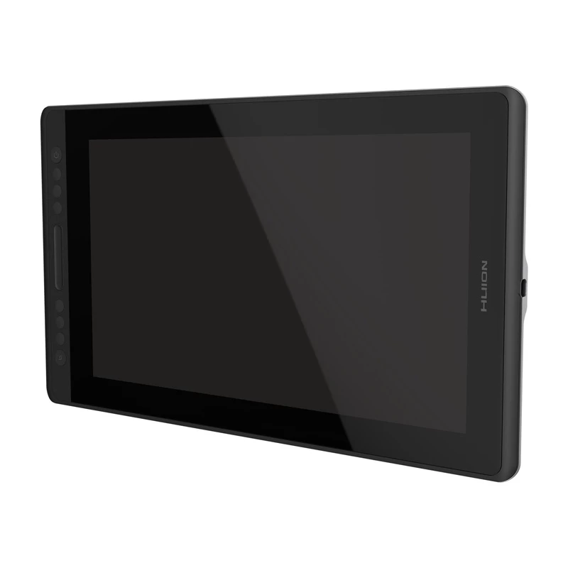 Grafikas planšete HUION Kamvas Pro 16 — 15.6 collu IPS, 1920×1080, 344.2×193.6 mm darba zona, 8192 spiediena līmeņi, vadu USB