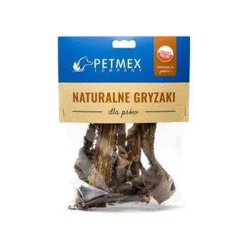 Suņu košļājamā našķe PETMEX Beef Rumen 100 g — dabīga liellopu gaļas košļene pieaugušiem suņiem, zobu aizsardzība, bez laktozes un lipekļa