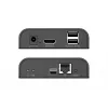 Digitus HDMI KVM IP uztvērējs 4K/60Hz vadu 200m