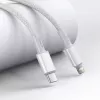 USB-C uz Lightning Baseus augsta blīvuma pīts kabelis, 20W, PD, 2m (balts)