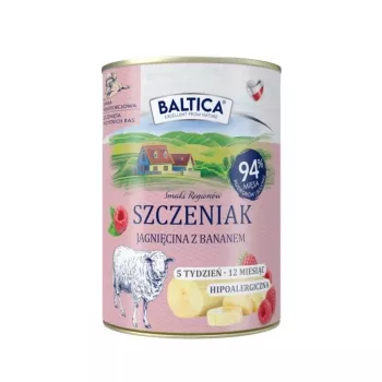 BALTICA regional flavours Puppy Lamb with banana - mitrā suņu barība - 400g