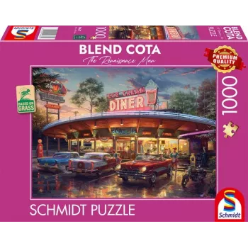 Blend Cota: Amerikāņu ēdnīca, puzle 1000 gab.