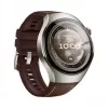 Viedpulkstenis HUAWEI WATCH 5 Classic 46 mm, 1,38 collu AMOLED 466×466, skārienekrāns, GPS, sudraba korpuss, brūna siksniņa