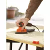 Pārnēsājamā slīpmašīna Melns & Decker KA2500K-QS, 120 W, 2 mm orbītas diametrs, 135×95 mm loksne, 230 V, 2 m kabelis