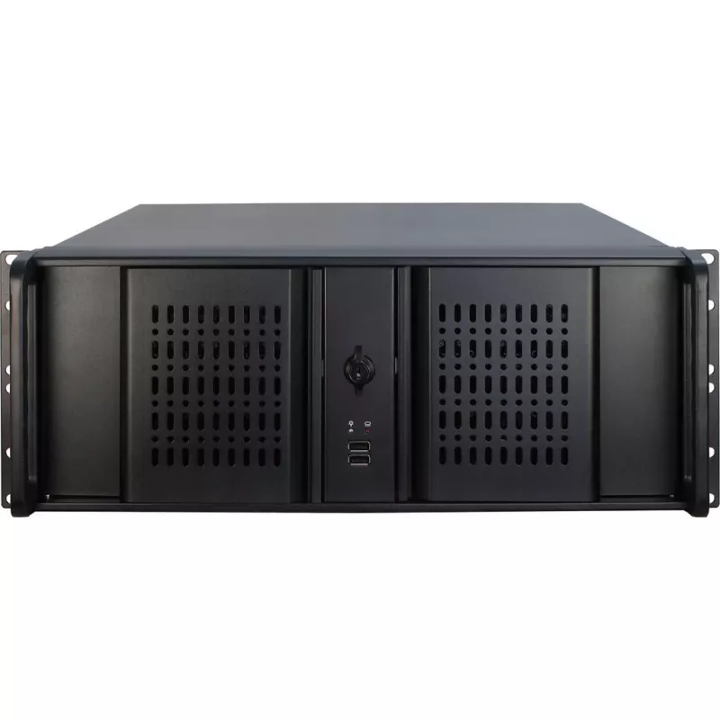 Servera korpuss Inter-Tech 4U-4098-S Rack melns