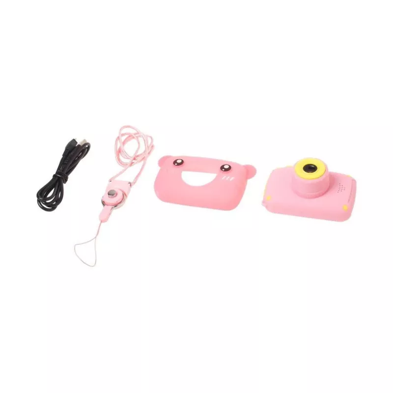 Bērnu digitālā kamera Extralink H25 PINK ieteicamais vecums 3 gadi