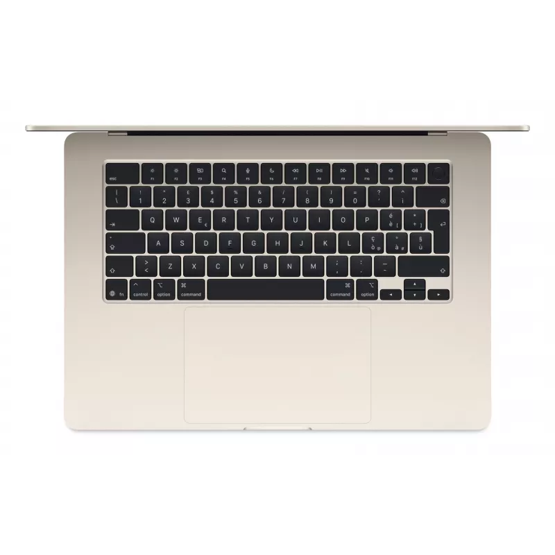 Apple MacBook Air Apple M M4 klēpjdators 38,9 cm (15,3 inch) 16 GB 512 GB SSD Wi-Fi 6E (802.11ax) macOS Sequoia Bēšs