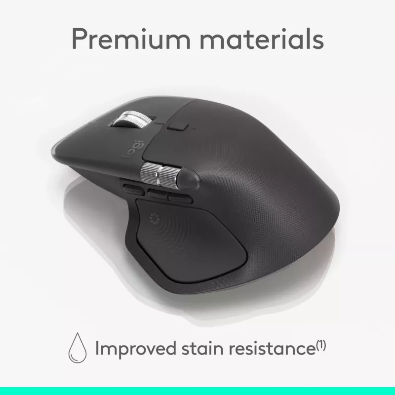 Logitech Logitech MX Master 4 for Business pele — bezvadu + Bluetooth, 8000 DPI, grafīts | Logitech