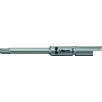 Hex Bit Wera 840/9 C 1.5 mm Halfmoon 44 mm — skrūvgrieža uzgalis, sešstūris 1.5 mm, garums 44 mm