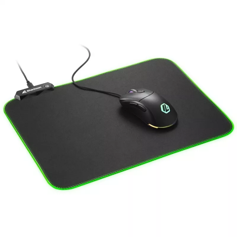 1337 RGB V2 Gaming Mat 360, Gaming Mouse Pad melns