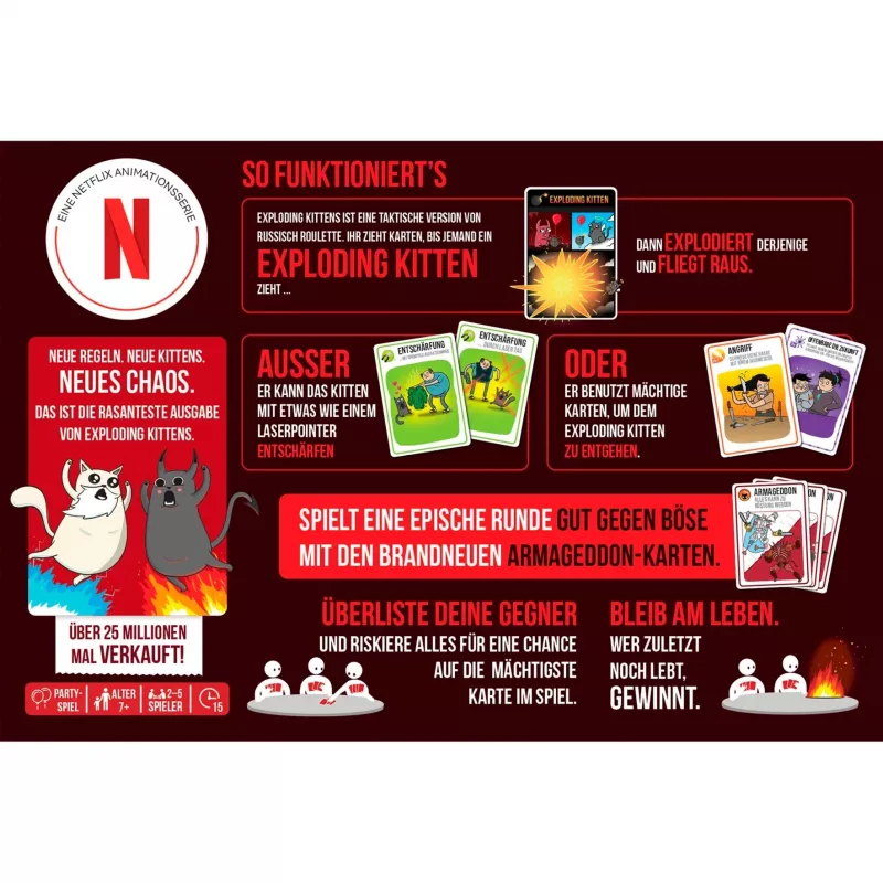 Exploding Kittens - Good vs. Evil, galda spēle