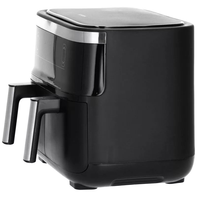 Karstā gaisa friteris Severin FR 2453 Double 3.25 L 2850 W melns sudrabains