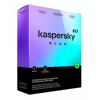 Kaspersky Plus | 5 ierīces | 1 gads | ES