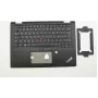 Lenovo 02HL518 augšējais vāks ar tastatūru, vācu izkārtojums, melns