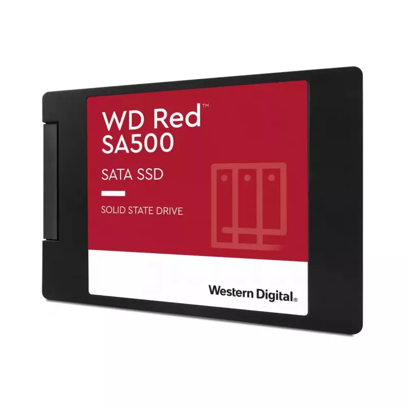 SSD disks Western Digital Red SA500 2TB 2.5 collas SATA III, 3D NAND, NAS