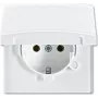 BUSCH-JAEGER SCHUKO kontaktligzda IP44 20EUGK-32-101 AW44 vāks (20EUGK-32-101)