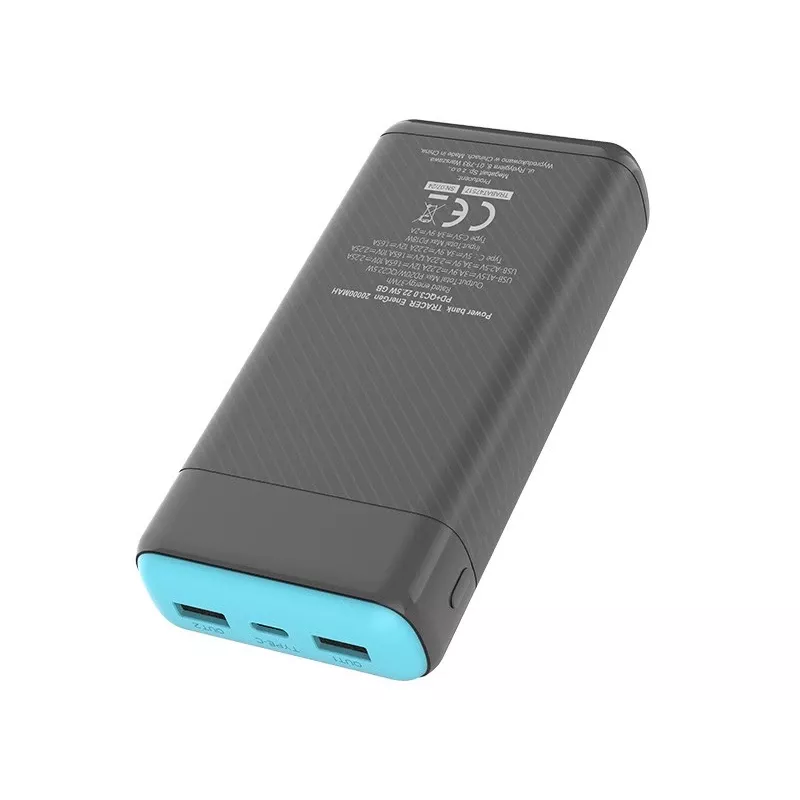 Tracer EnerGen 20000 mAh Melns, Zils