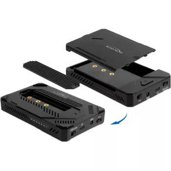 HDD/SSD korpuss DeLOCK 42020 Melns 2,5 collu USB Type-C 10 Gbit/s