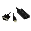 Video kabeļa adapteris LogiLink CV0060 melns