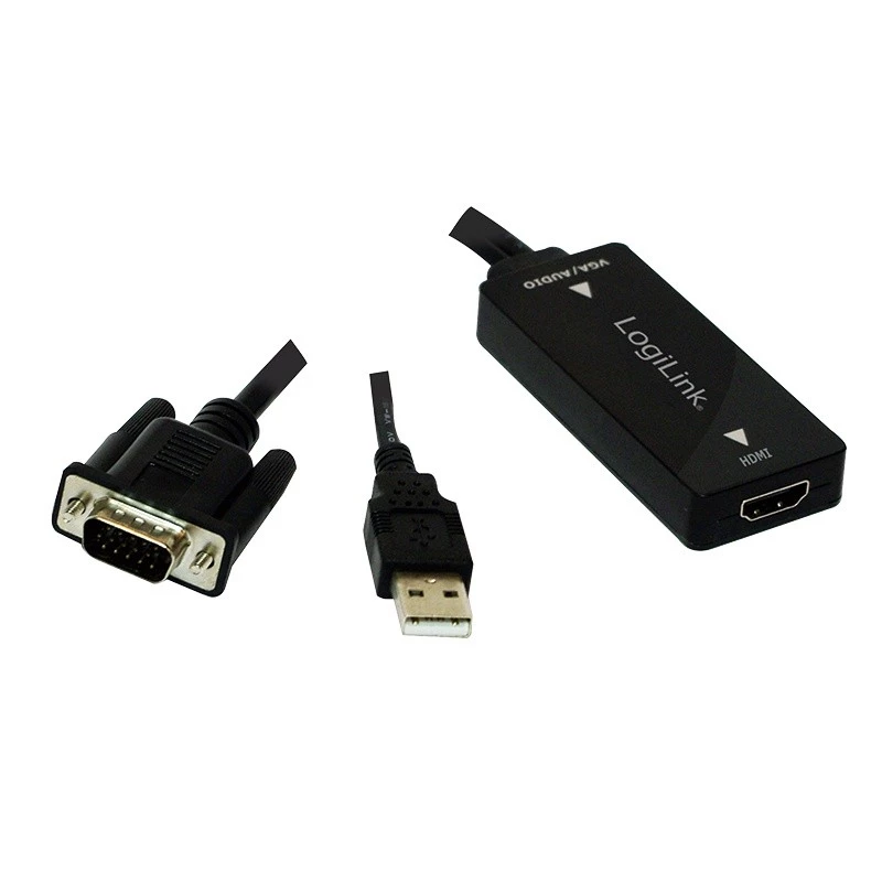 Video kabeļa adapteris LogiLink CV0060 melns