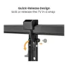 VALUE lielas slodzes TV sienas stiprinājums Full-Motion