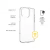 Aizmugurējais vāciņš FIXED AntiUV Apple iPhone 16 Pro Max, TPU dzidrs