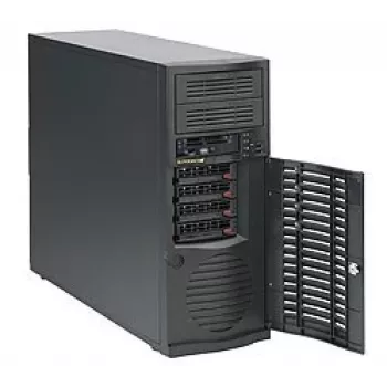 Servera korpuss Supermicro SuperChassis 733TQ-668B Midi Tower melns