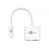 Goobay USB-C™ Multiport Adapter HDMI, balts, 0,145 m - paplašina USB-C™ ierīci ar HDMI™ savienotāju (62110)