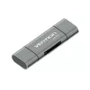 Vention USB3.0 daudzfunkciju karšu lasītājs pelēks metāla tipa