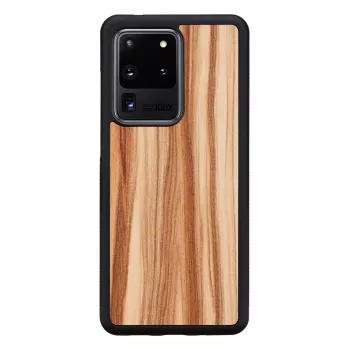 Telefona maciņš man and wood Samsung Galaxy S20 Ultra — kapučīno melns