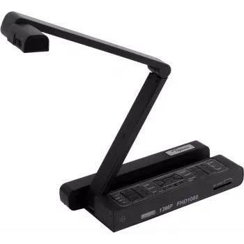 Optoma DC455 - digitālā dokumentu kamera - krāsaina - 13 000 000 pikseļu - 1920 x 1080 - 1080p - audio - VGA, HDMI - USB 2.0 - līdzstrāva 5 V (DC455)
