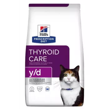 HILL'S Thyroid Care y/d - sausā barība kaķiem - 3 kg