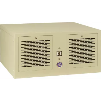 Mini servera korpuss INTER-TECH IPC S34N ar 2x USB 2.0 un 2x 80 mm ventilatoriem