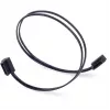 SATA kabelis Silverstone CP11 0,3 m melns