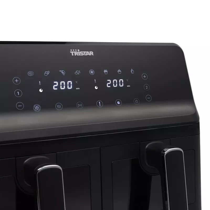 Karstā gaisa fritieris Tristar FR-9040 8 L 2700 W dubultais melns