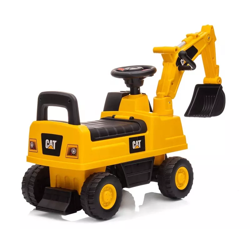 Ride-on excavator milly mally 5298 — bērnu braucamā rotaļlieta ar reālistisku dizainu un izturīgu konstrukciju