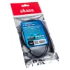 USB kabelis Akasa AK-CBUB46-10BK USB 3.2 Gen 2 1 m Melns