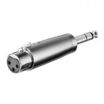 Wentronic Goobay XLR adapteris - XLR ligzda (3 kontaktu) > 6,35 mm spraudnis (4 kontaktu, stereo) (27514)