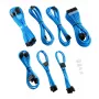 Barošanas kabeļa komplekts CableMod C-Series PRO ModMesh RM Melns Label Hellblau CM-PCSR-16P3KIT-NKLB-R datora barošanas blokam