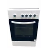 Gāzes plīts MPM MPM-54-KGF-21, 4 degļu virsma, 60 cm, gāze, balta, enerģijas klase A