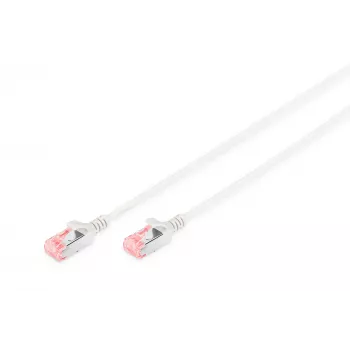 Tīkla kabelis Digitus CAT 6 U/FTP plāns ielāpu vads RJ-45 Cat6 1 m pelēks