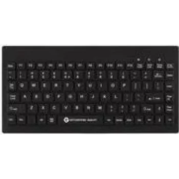 Vadu medicīniskā tastatūra GETT TKG-088-GCQ-IP68-KGEH melna USB 2.0, vācu izkārtojums, mazgājama, IP68