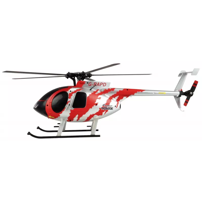 Helicopter Amewi MD500E ar elektromotoru, LiPo 1200 mAh, ieteicamais vecums 14+