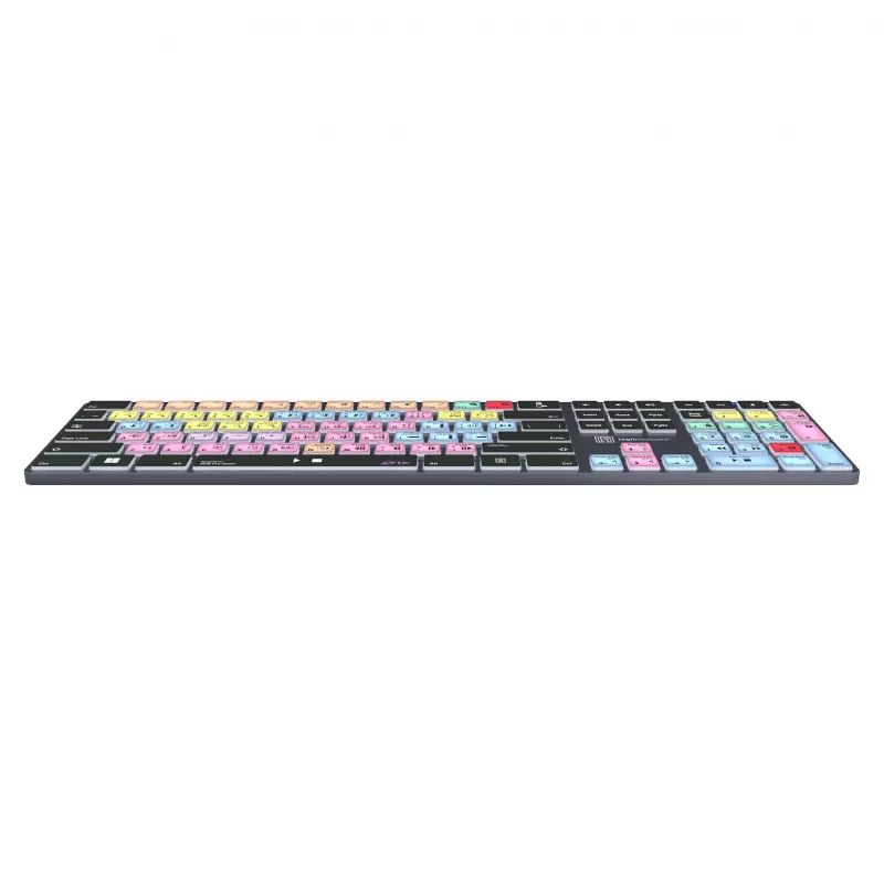 Mehāniskā stila pilnizmēra tastatūra LogicKeyboard LKB-PT-TPC, USB + Bluetooth, QWERTZ vācu, melna