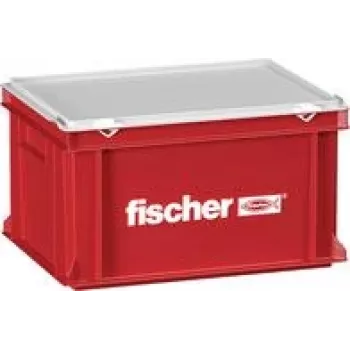 Transporta kaste FISCHER 091425 — 400 x 300 x 237 mm, plastmasas glabāšanas/transportēšanas konteiners