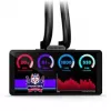 Phanteks Glacier One 360M25 LCD AiO-Liquid Cooling, 6 collu displejs - 360 mm, melna