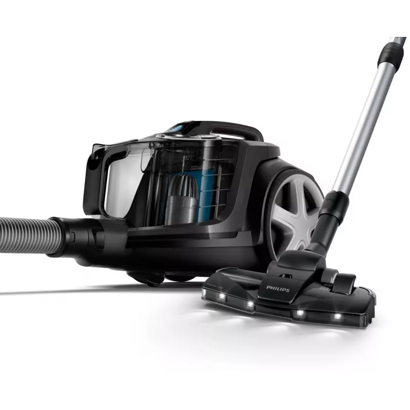 Cilindru putekļsūcējs Philips PowerPro Expert FC9747/09 — 900 W, 2 L bez putekļu maisa, HEPA, melns