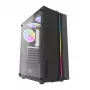 Darkflash DK151 LED datora korpuss (melns) + 3 RGB ventilatori