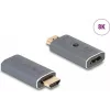 DeLOCK 64324 HDMI EDID emulators 8K, antracīta