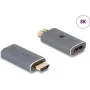 HDMI dzimuma pārveidotājs DeLOCK 64324 HDMI uz HDMI antracīta krāsā